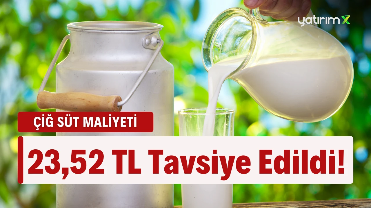 Çiğ Süt Fiyatlarında Şok Artış, 23,52 TL Tavsiye Edildi!