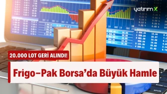 Gıda Şirketi, Hisse Geri Alım Programı Kapsamında 20.000 Lot Pay Sahip Oldu!