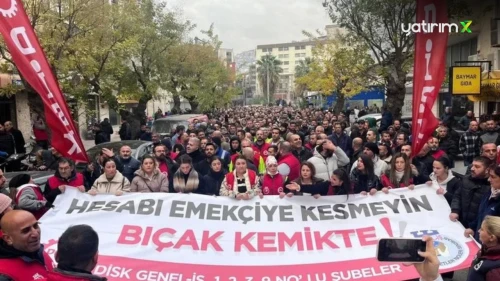 İzmir'de Maaş Krizi Patlak Verdi! On Binlerce İşçi Sokaklarda, Şehir Adeta Durdu...