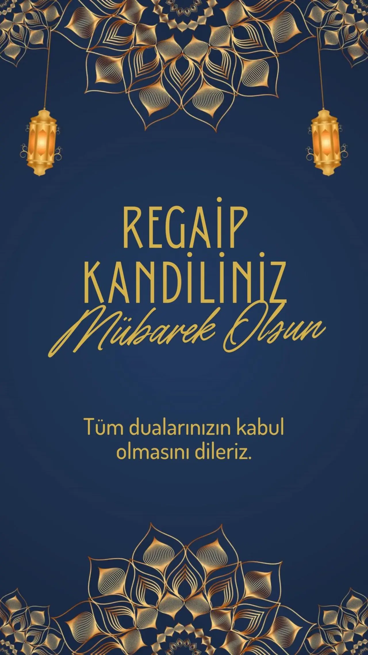 3. sayfa - Ücretsiz Regaip Kandili Şablonları | Canva